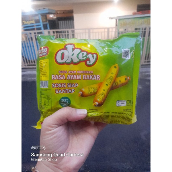 Sosis Okey Siap Makan Rasa Ayam Bakar isi 30 pcs