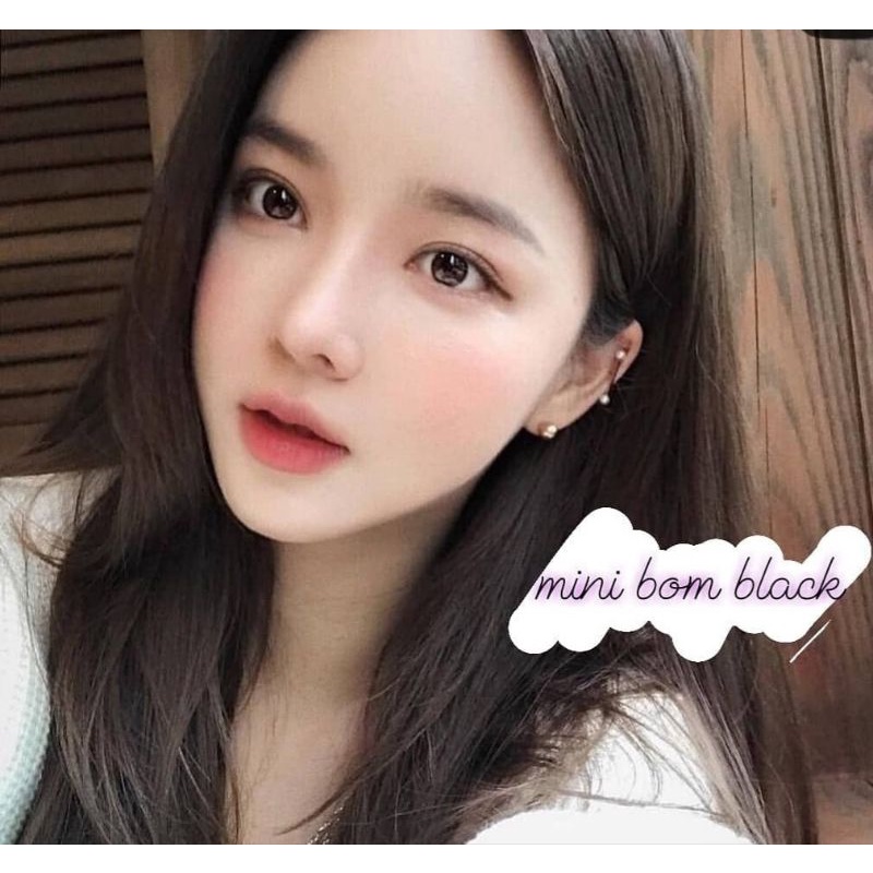 SOFTLENS MINI BOM BLACK HITAM NATURAL NORMAL MINUS s.d -10.00