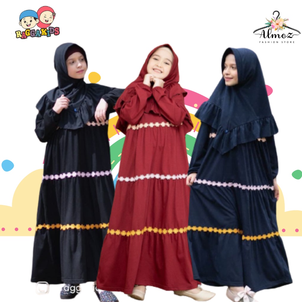 Raggakids Gamis Anak Ibu Couple Polos RG37