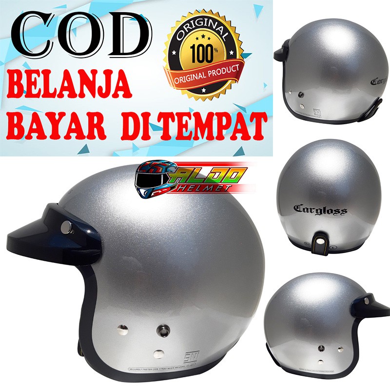 HELM CARGLOSS RETRO SILVER ORIGINAL