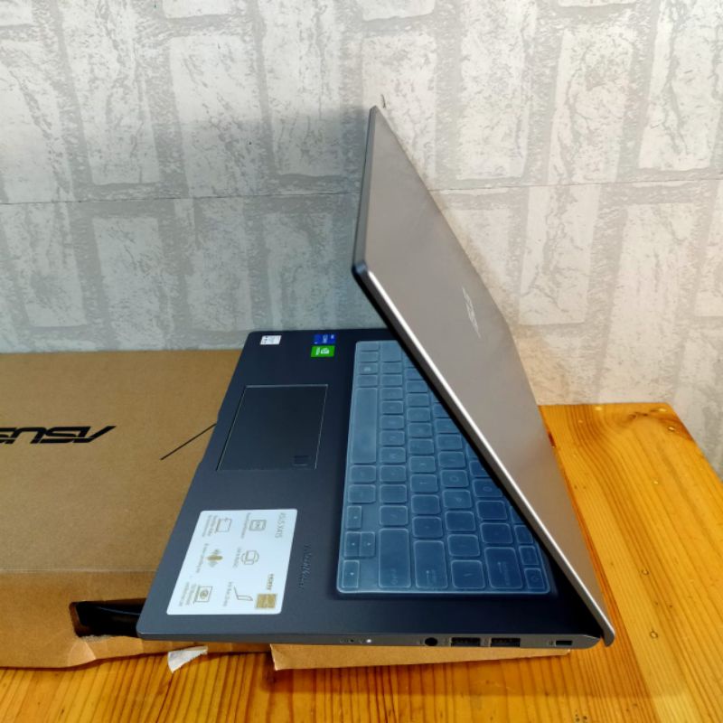 Laptop Asus VivoBook X415 Core i5 - 1135G7 Gen 11 Th Ram 8Gb/SSD 512Gb SSD Nvdia MX330+INTEL IRIS GARANSI keyboard Backlight, GAMING Editing Ngebut Super Slim