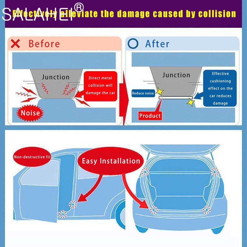 Gasket Pelindung Pintu Mobil Wuling Kedap Suara Silikon Untuk Air EV Confero Cortez Almaz Aksesoris