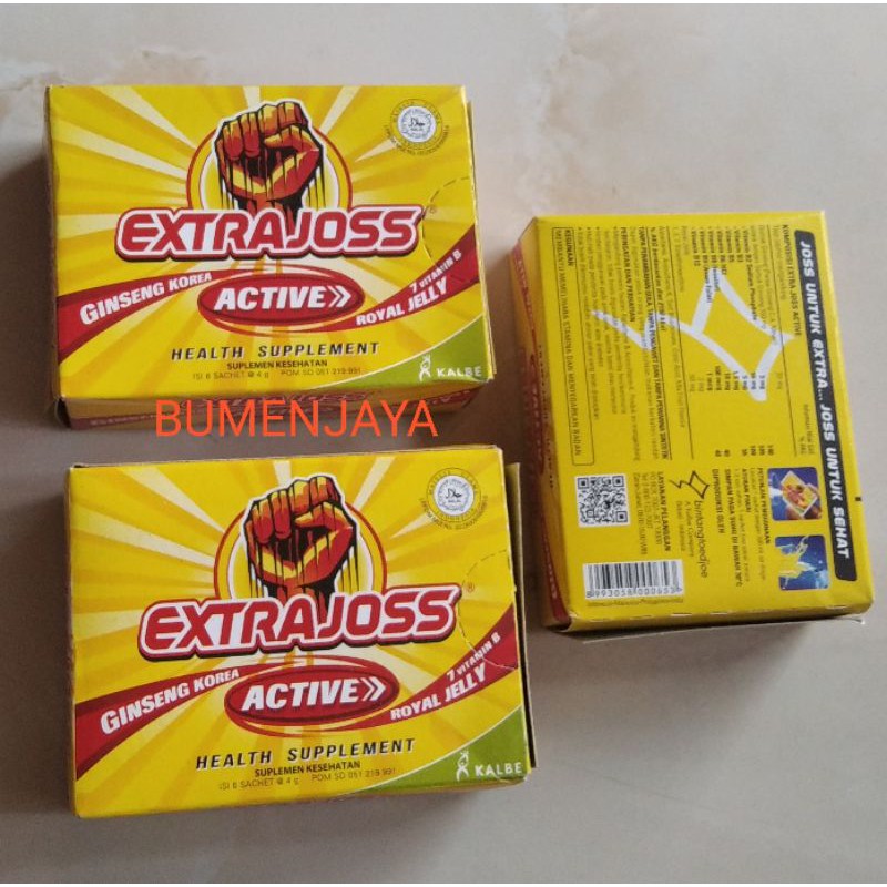 

extra joss active box isi 6 extrajoss ektrajoss original