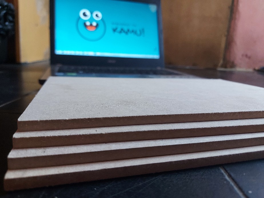 Papan Kayu Mdf 6mm - 20x30 Cm A4