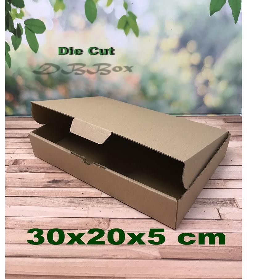 

JG7✽ ( 10 Pcs ) Kardus uk. 30x20x5 cm...Die Cut untuk kotak baju - Aksesoris - dll, model box pizz
