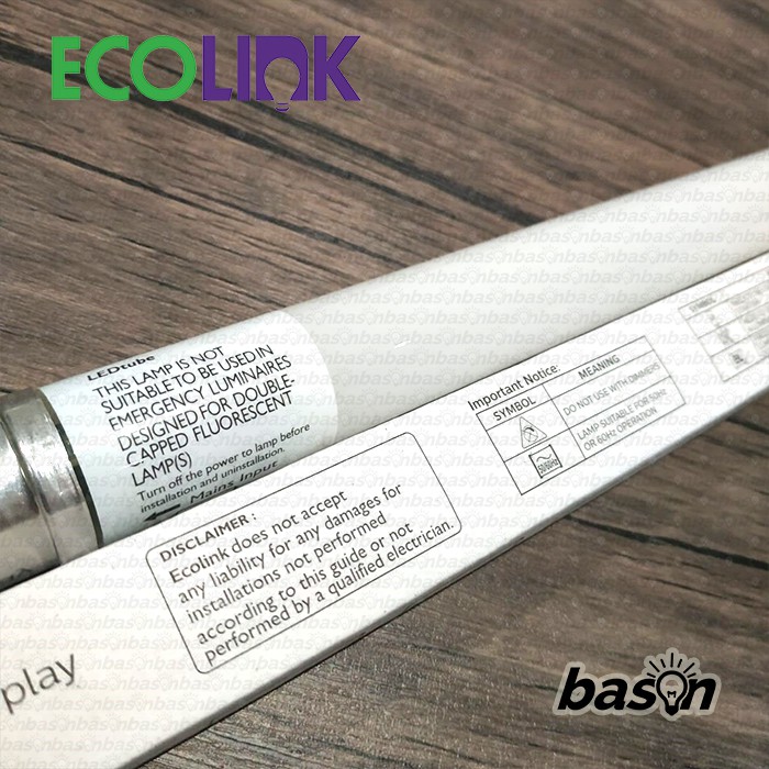 ECOLINK LED Tube 8W T8 AP IG 600mm - TL LED 220V