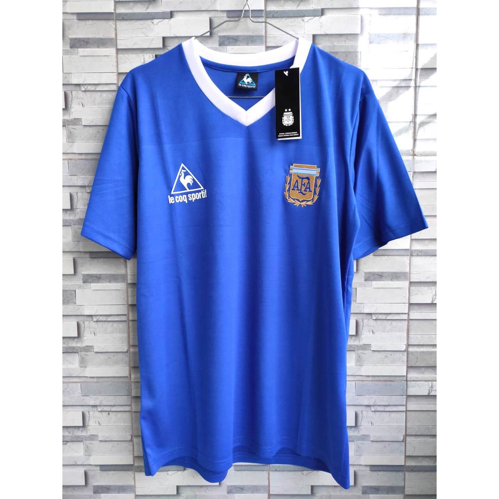 HQ RETRO JERSEY BOLA ARGENTINA AWAY 1986 (TRIBUTE MARADONA) GO HQ IMPORT