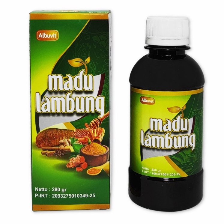Madu Lambung Albuvit Obat Herbal Sakit Maag Asam Lambung Gerd Kembung Asli Original
