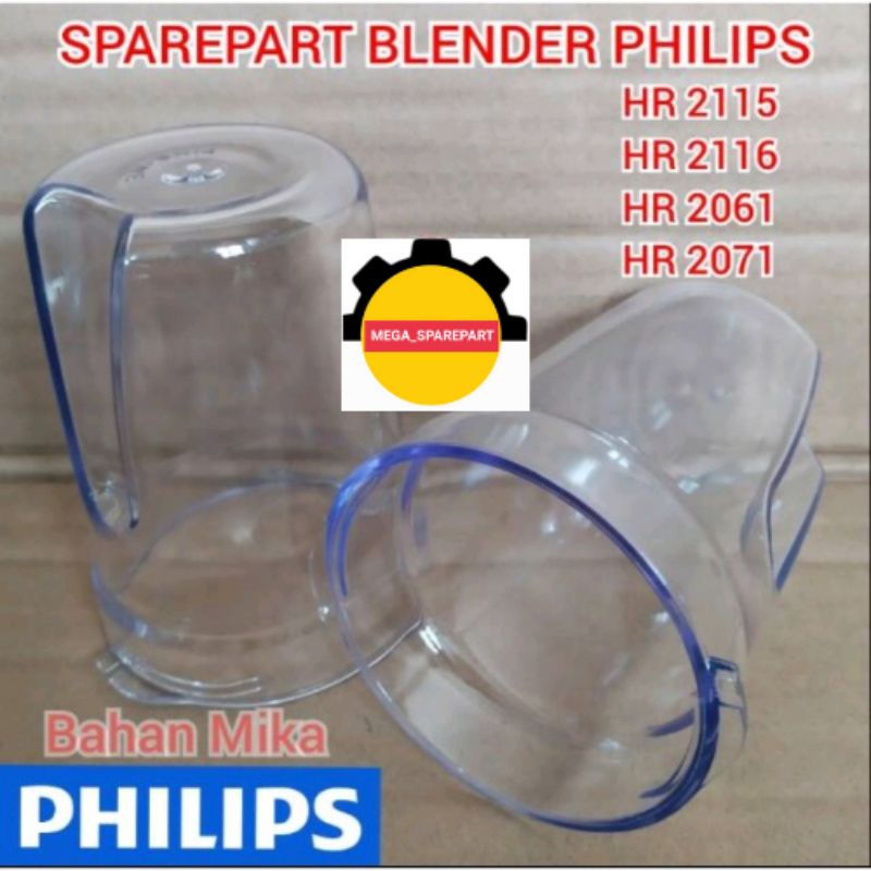 GELAS COPPER BUMBU BLENDER PHILIPS TIPE HR-2115 HR-2116 HR-2061 HR-2071