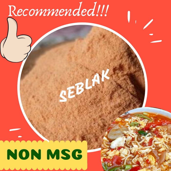 

Marhies- Wajib Coba !!! Bumbu Tabur Non Msg Seblak Pedas 1 Kg Bubuk Tabur - Seblak