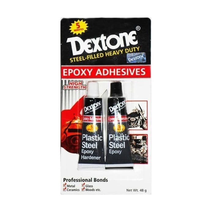

LEM DEXTONE EPOXY 5 MINUTES // LEM BESI KACA ALUMUNIUM
