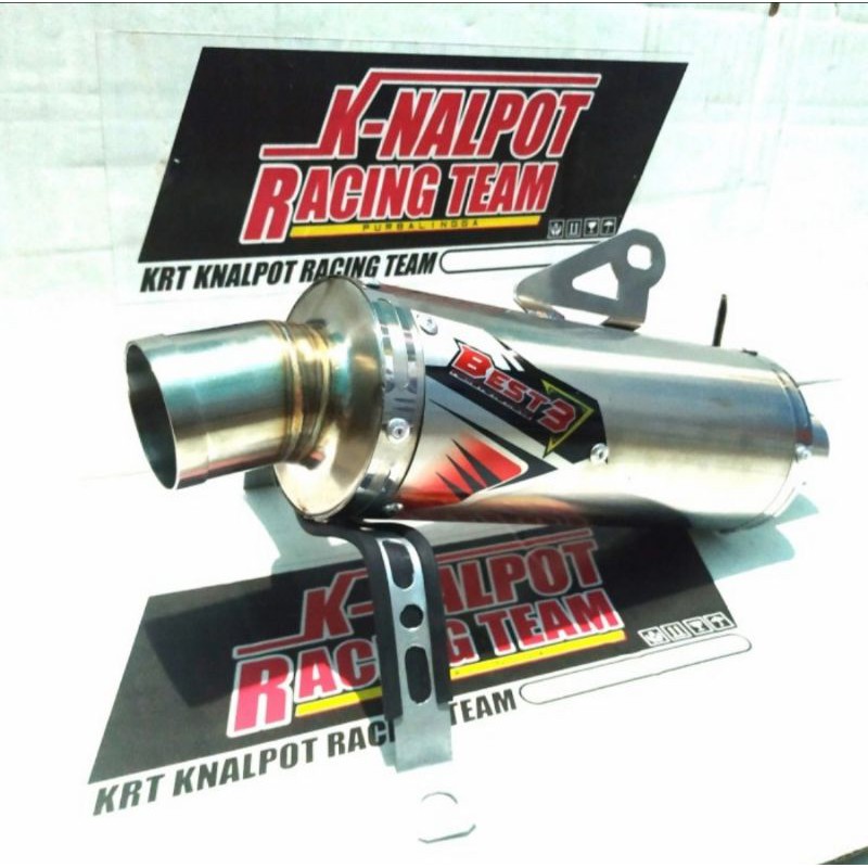 Silincer knalpot racing Best3 Laser Nama + Db kiler Best 3 Nmax aerox pcx vario beat mio Terlaris