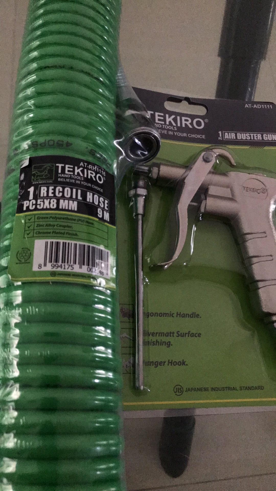 (tekiro)paket Selang Recoil + Air Duster Tekiro