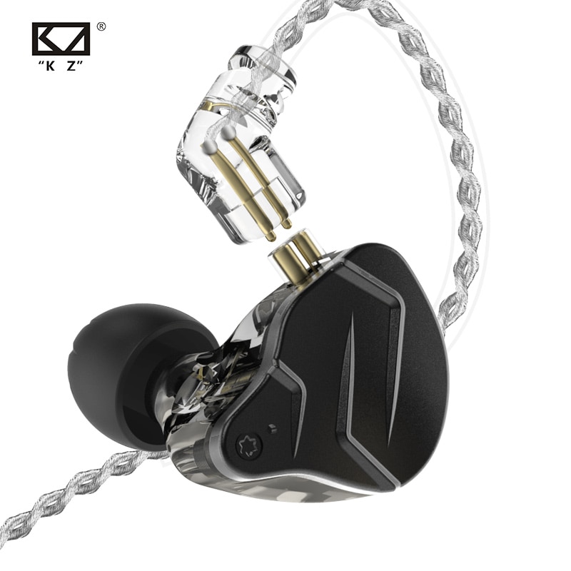 Kz Zsn Pro X Earphone In Ear Hifi Bass 1ba + 1dd Hybrid Driver Bahan Metal Untuk Olahraga