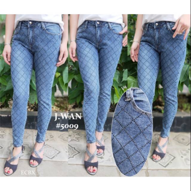 Jwan5009/celana panjang wanita/celana jeans fashion/jeans import