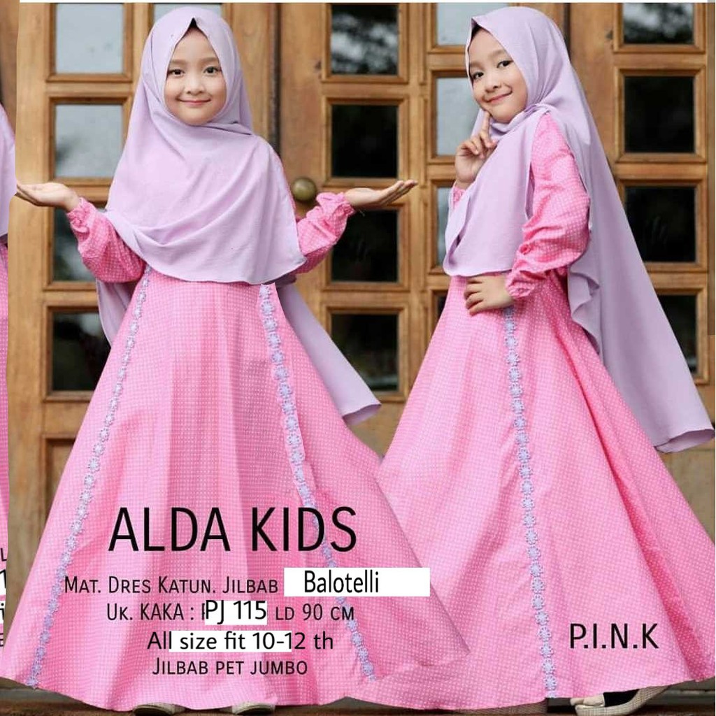 61+ Model Baju Muslim Anak Perempuan Warna Putih HD Terbaru