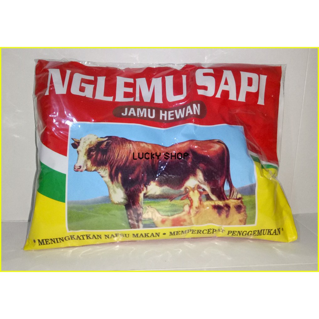 

Nglemu Sapi 200gr - Jamu penggemuk ternak sapi