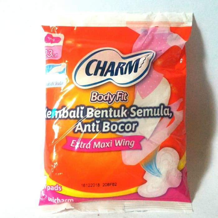 Charm Body Fit sachet wing isi 2 pads x 3 sachet