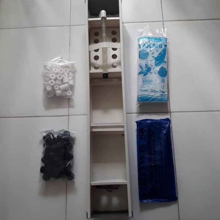 talang filter aquarium size 80 cm paket lengkap