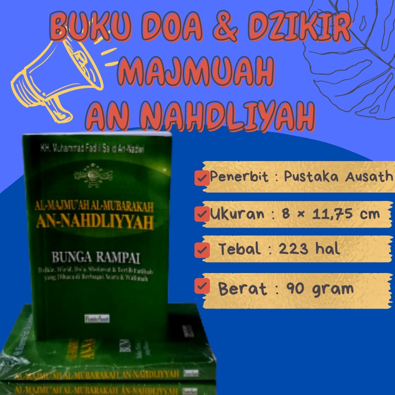 Buku Doa dan Dzikir Al Majmuah Al Mubarokah An Nahdliyyah
