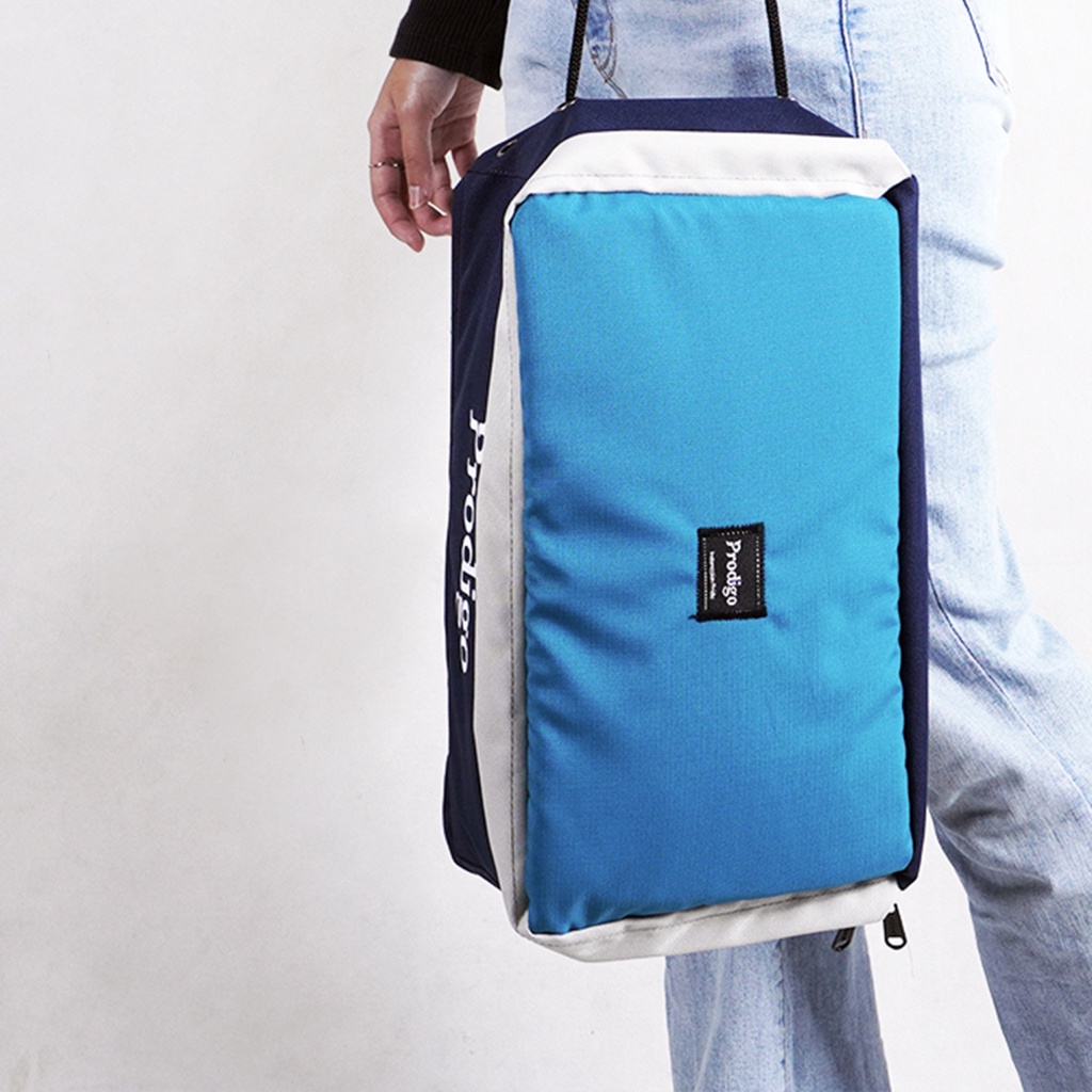 Prodigo * Tas Sepatu Bali navy anti bau | Shoes Bag | Tas Olahraga | Unisex-4