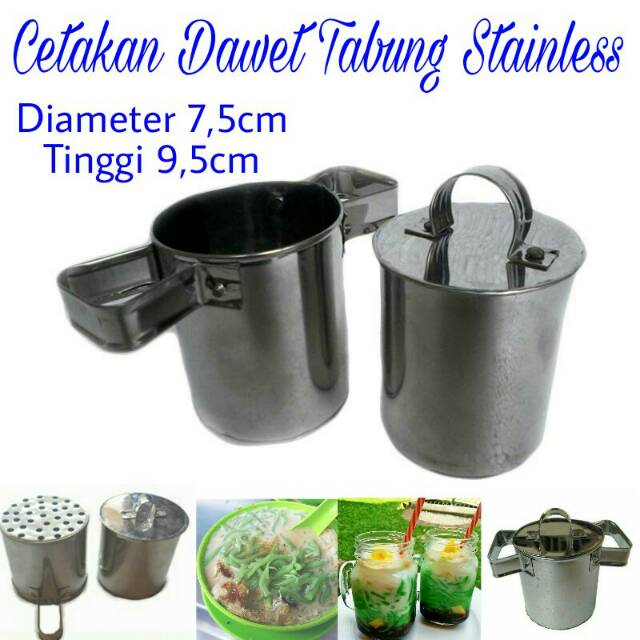 Cetakan dawet tabung stainless | Shopee Indonesia
