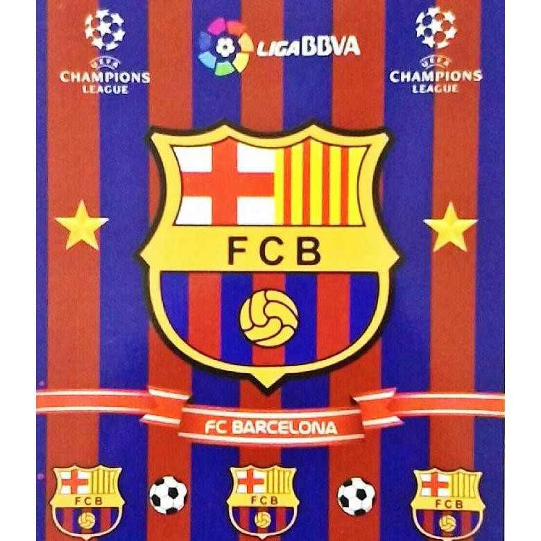 Macam-Macam Motif, Selimut Bonita 3D Fcb Barca 160X200 Queen Barcelona Klub Bola ,Kuwalitas Baik