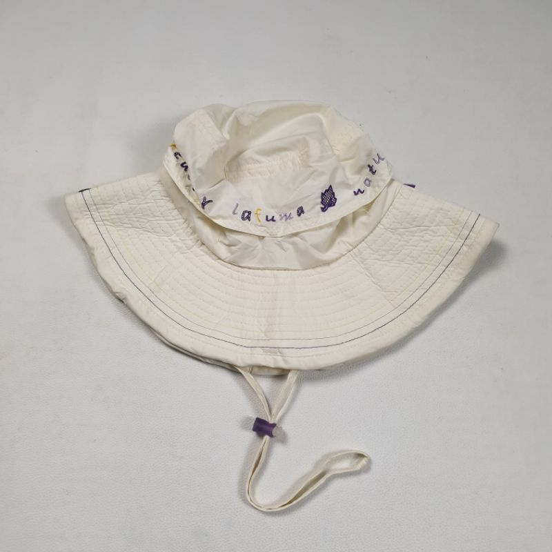 Topi lafuma bucket hat white original