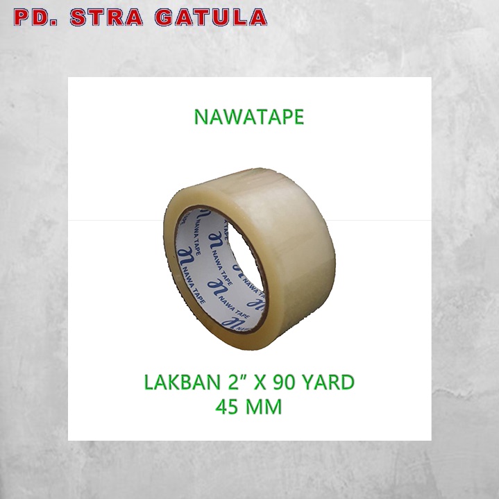 

Lakban Bening/Coklat - 45 mm x 90 Yard - NawaTape - OPPtape