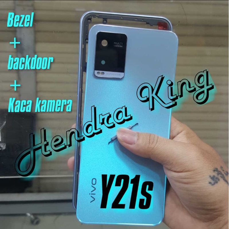bezel vivo y21s kaca kamera