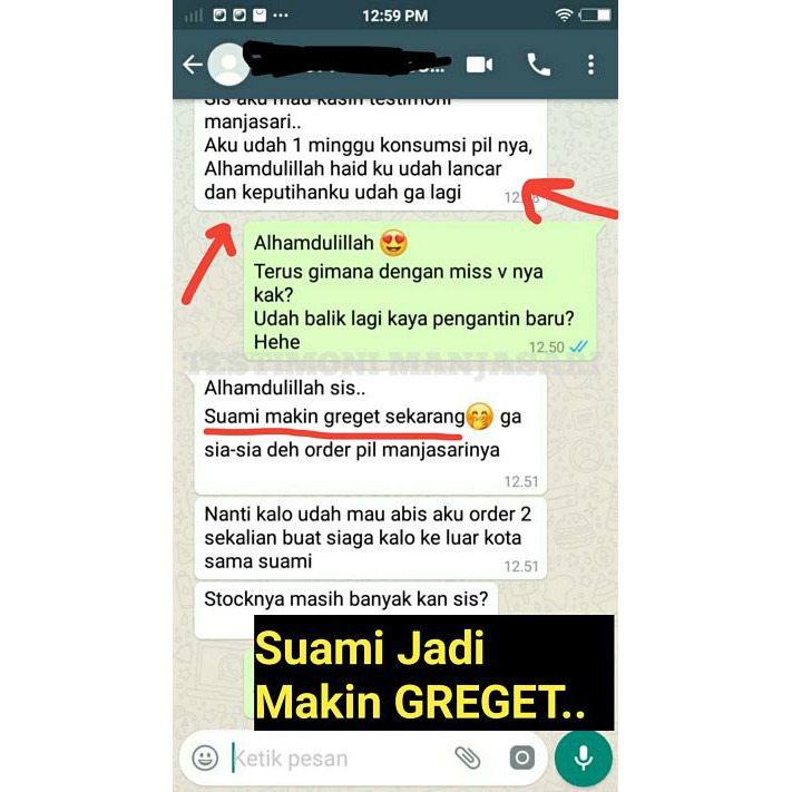 Manjasari Original BPOM Bikin vagina atau miss v kembali perawan jadi makin rapet, keset dan harum