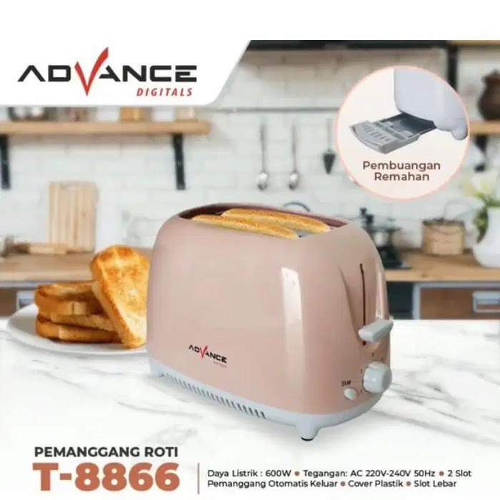 Advance pemanggang roti elektrik advance toaster listrik T 8866