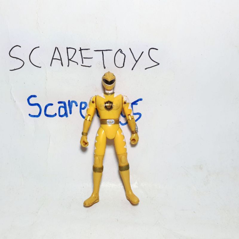 Power Rangers dino thunder yellow ranger - Sentai abaranger kuning