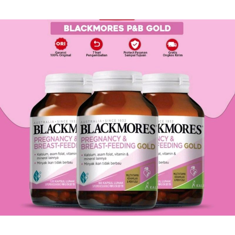 Blackmores Pregnancy &amp; Breastfeeding Gold (Suplemen Ibu Hamil &amp; Menyusui