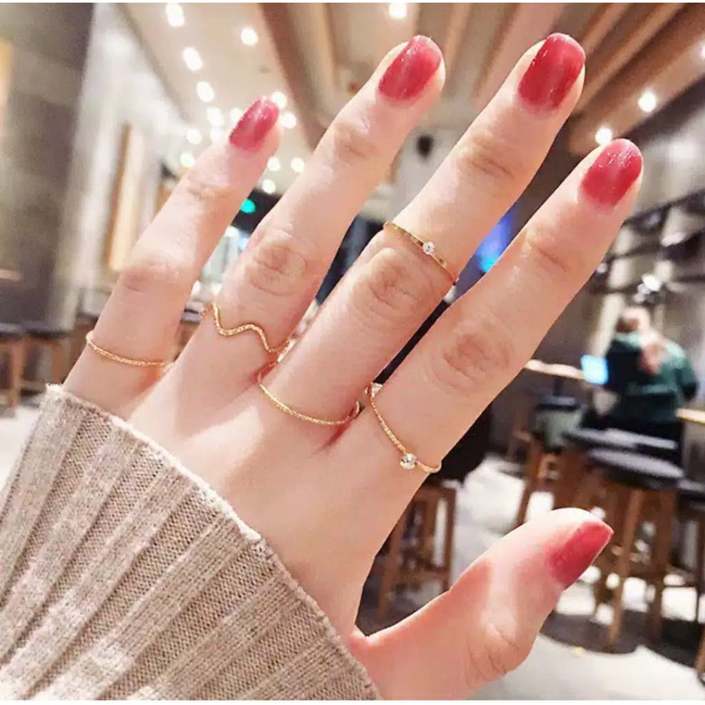 NunuLisaTan - TERMURAH KIRIM DARI JAKARTA Aksesoris Fashion Wanita CINCIN SET WANITA MURAH