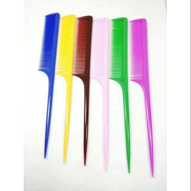 Sisir Sasak Warna Warni harga per pcs HAIR COMB Tata Rambut Hair Styling