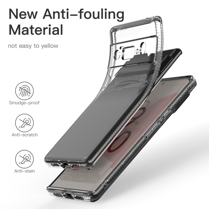 Soft Case TPU Transparan Ultra Tipis Shockproof Anti Jatuh Cover Google Pixel 6 6pro