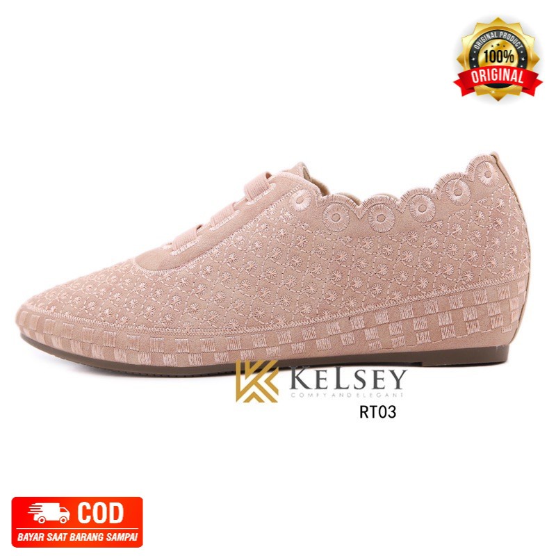 RESTOCK  NICOLE SEPATU WEDGES KELSEY RT03 SEPATU WEDGES WANITA