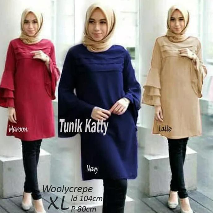 Bismillah . . . Baju Atasan Tunik / Baju Blus Wanita / Pakaian Wanita Terlaris