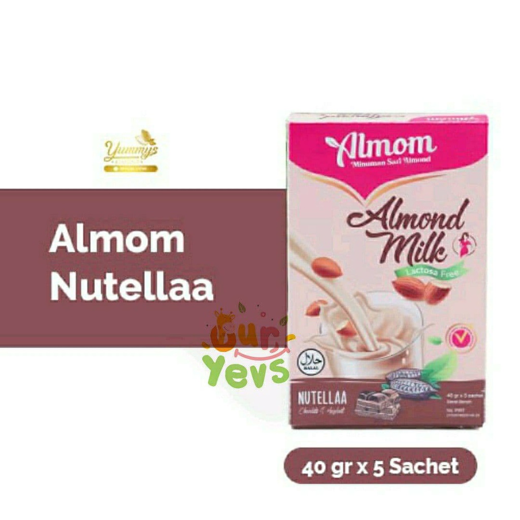 Almom Almond Milk Powder Premium / Pelancar ASI Sari Almond Bubuk