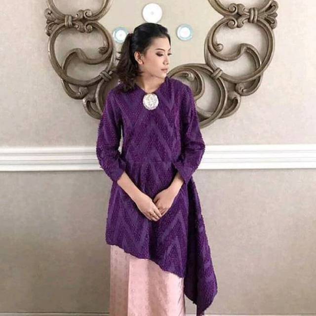 Baju tenun bulu sutra garut