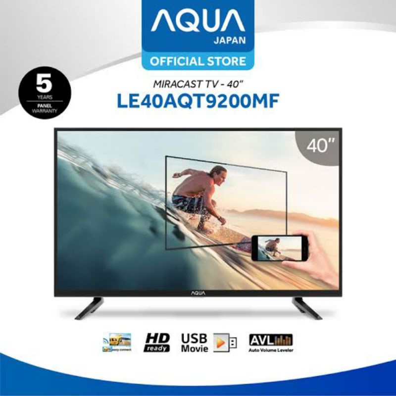 AQUA JAPAN 40 INCH LE40AQT9200MF LED DIGITAL TV WITH MIRACAST