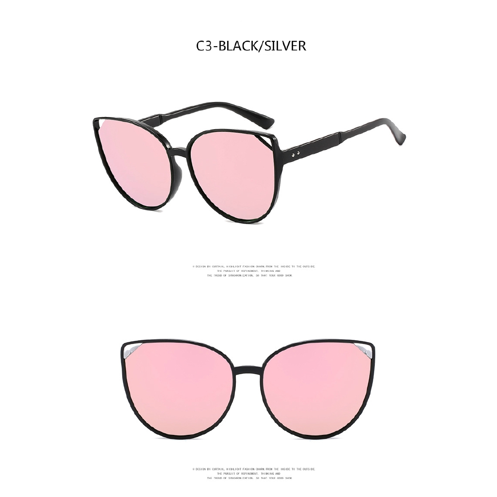 Fashion retro men and women European and American ins trend cat eye sunglasses