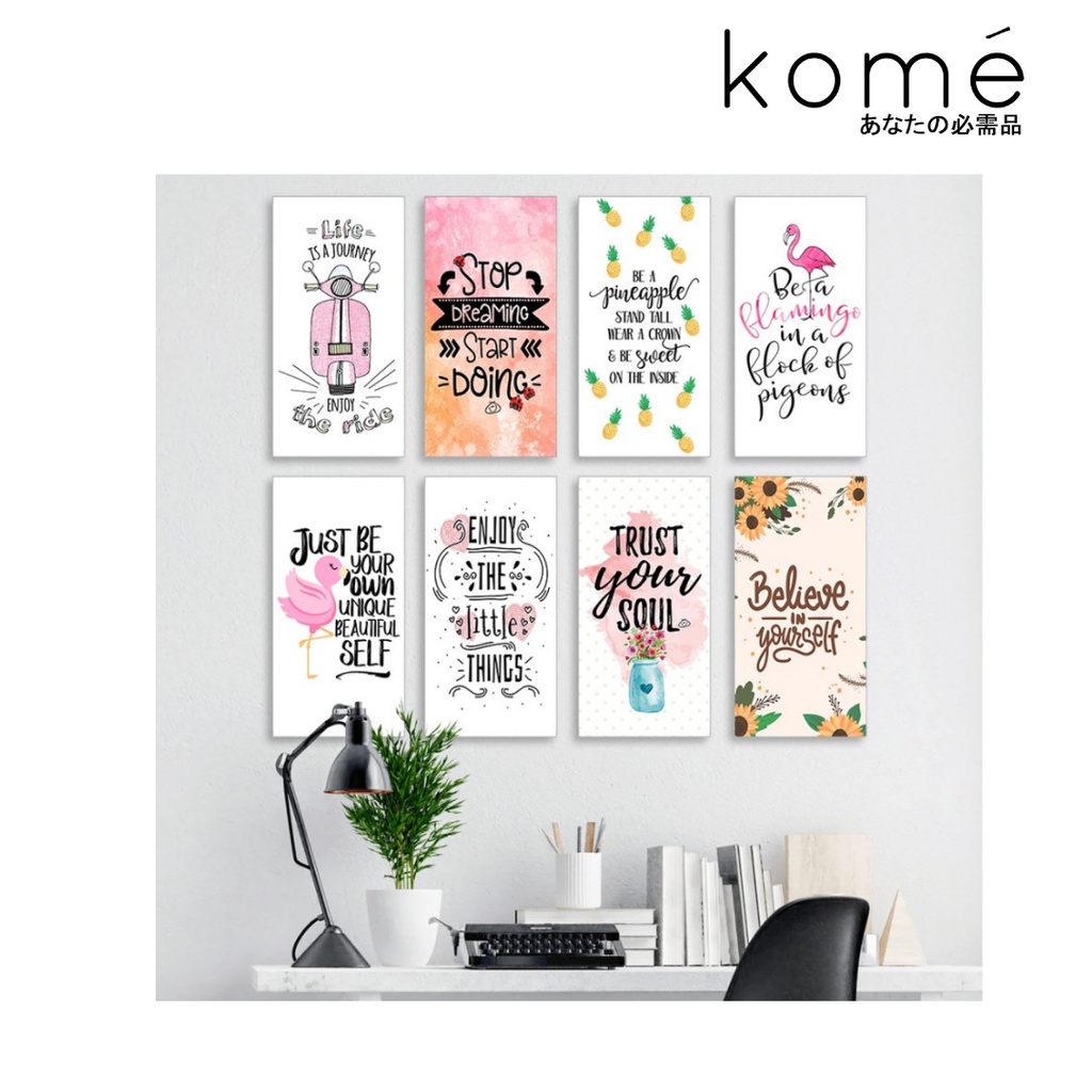 Hiasan Quote/ Hiasan Dinding Motif Quote / Dekorasi Pajangan Rumah/ Poster Kayu / Wall Decor Poster