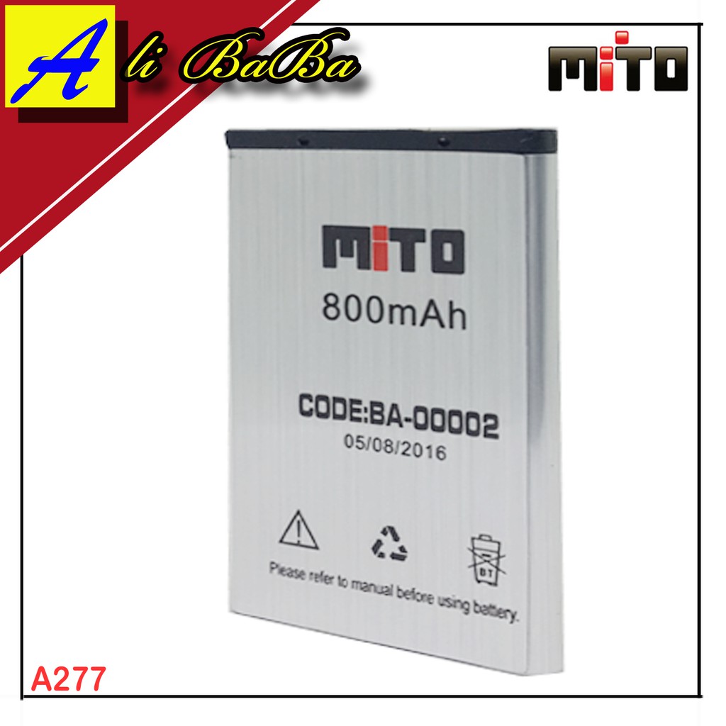 Baterai Handphone Mito 270 277 Ba 00002 Batre Hp Mito 270 Battery Hp Mito 277 Batu Batre Mito Shopee Indonesia