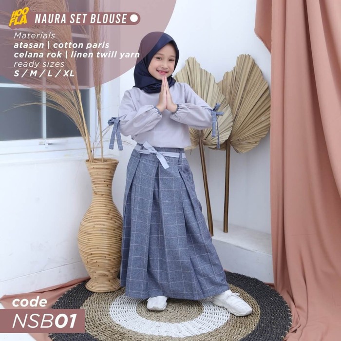 Hoofla gamis anak lucu / gamis muslim anak stelan rok