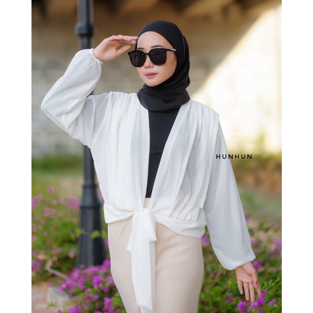 Nelsya Outer Ceruty Premium/ Aida Outer/ Atasan Ceruty Premium Pusatgrosir_solo