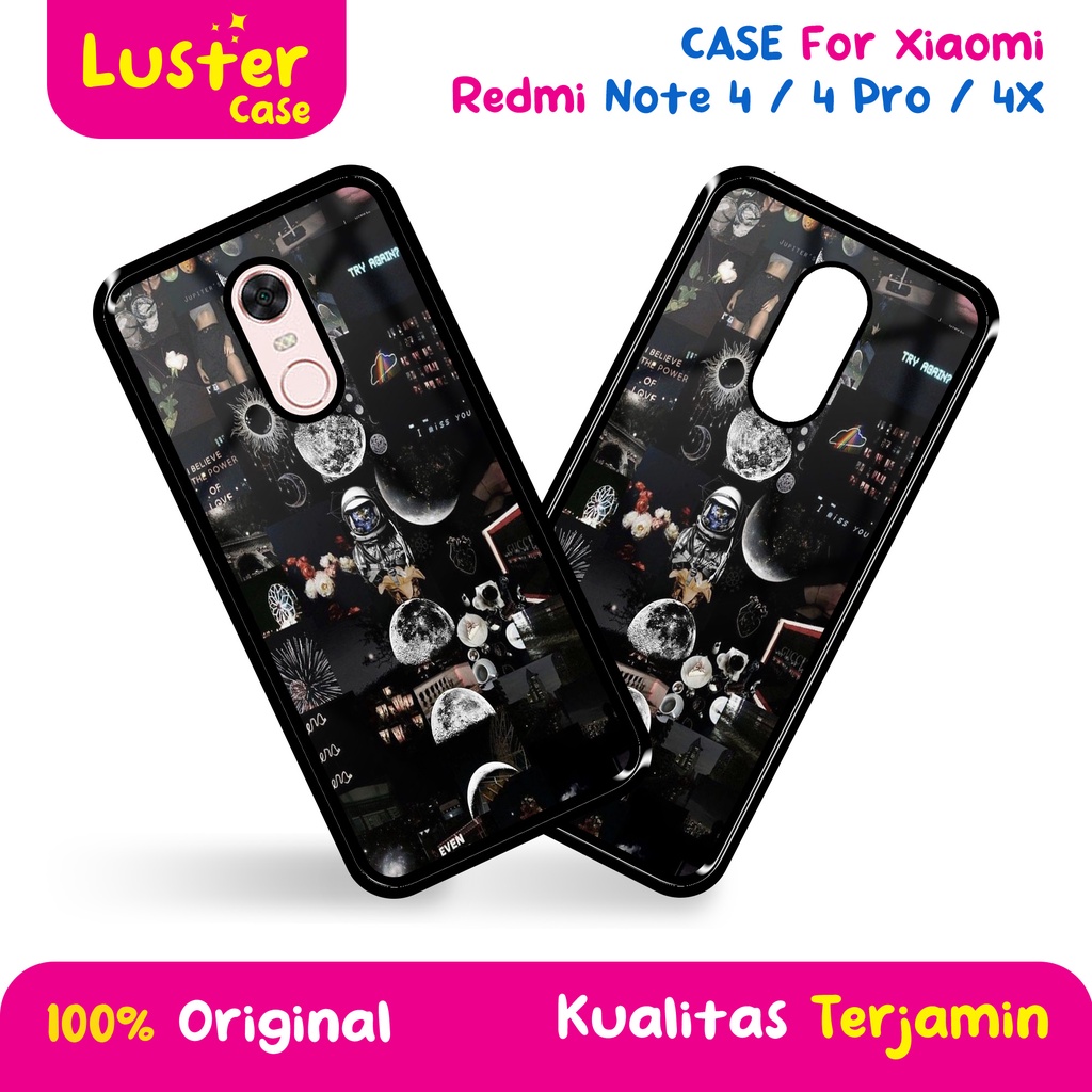Case XIAOMI REDMI NOTE 4/4X - Casing REDMI NOTE 4/4X Terbaru 2022 LUSTER CASE [ NASA ] Silikon REDMI