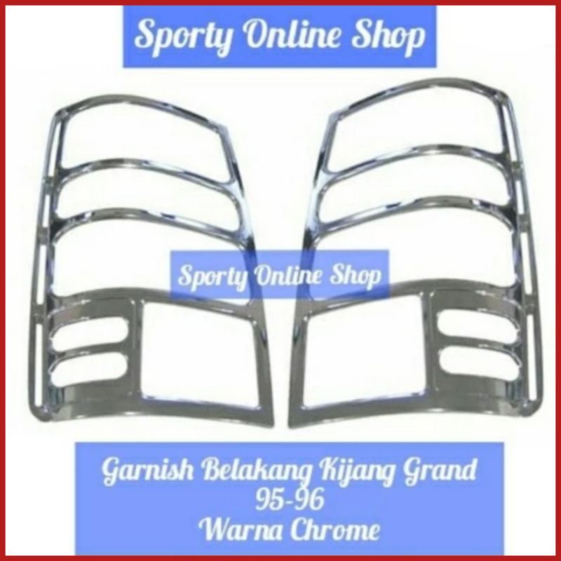 Garnish Belakang Kijang Grand Chrome