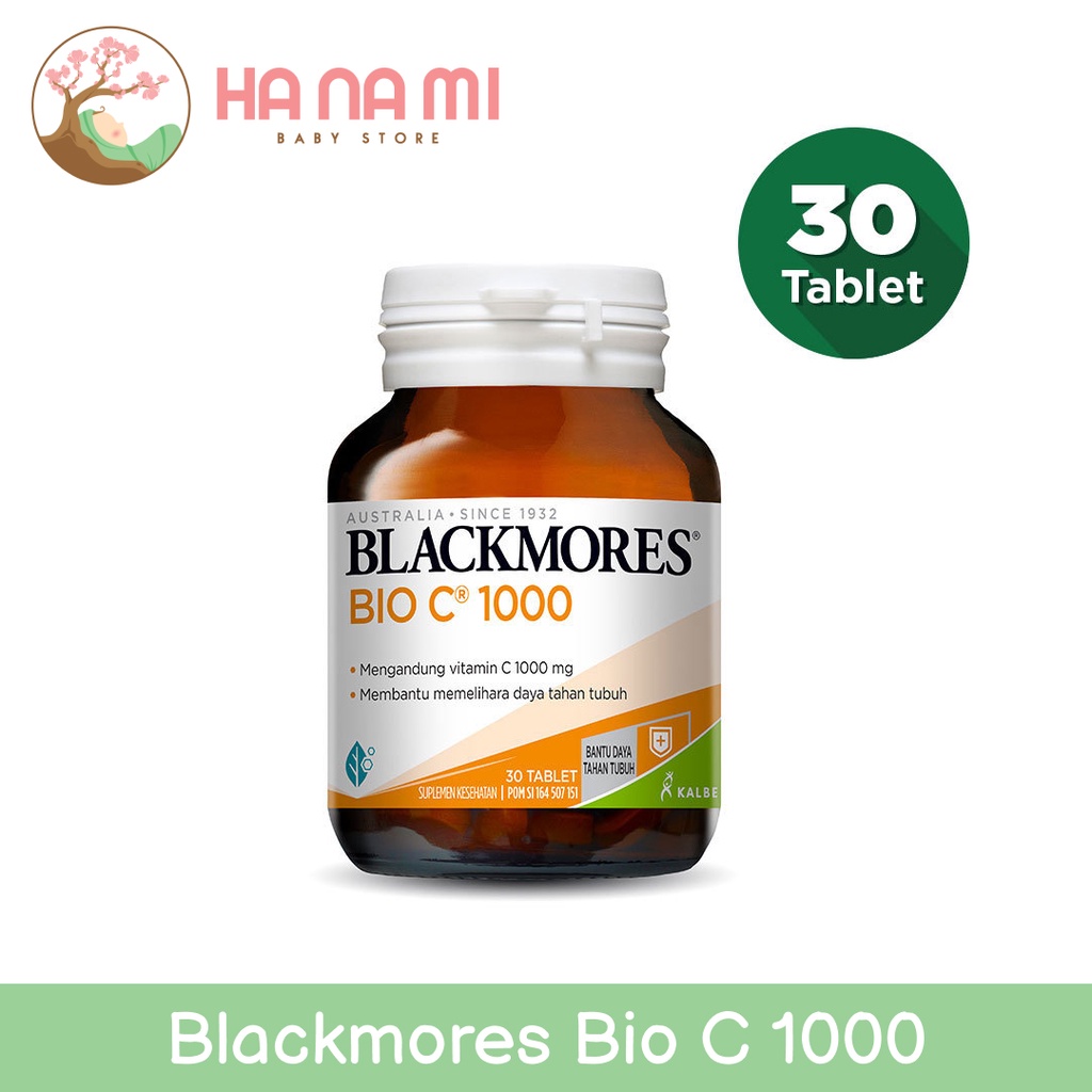 Blackmores Bio C BIO C 1000 mg 30 Caps Suplemen Vitamin C Immunity Daya Tahan Tubuh BPOM Kalbe